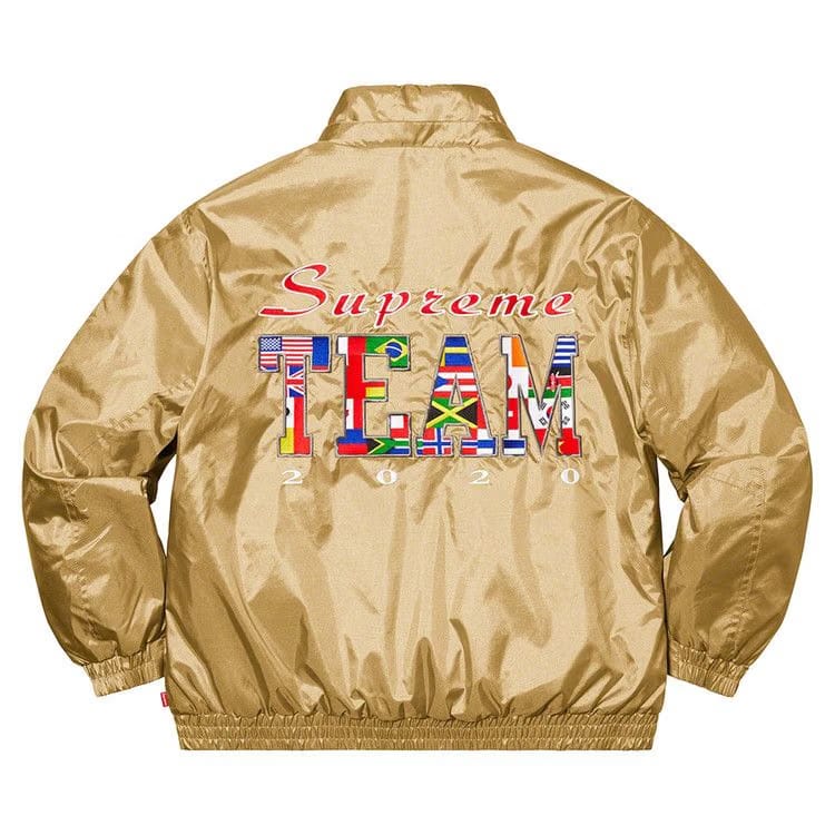 Supreme Team Puffy Jacket Gold