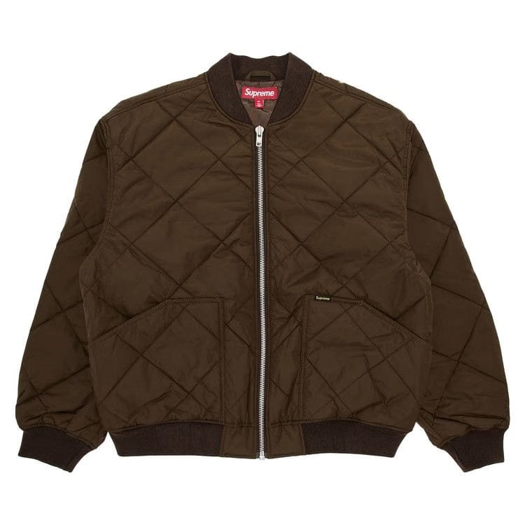 Supreme AOI Quilted Work Jacket Brown