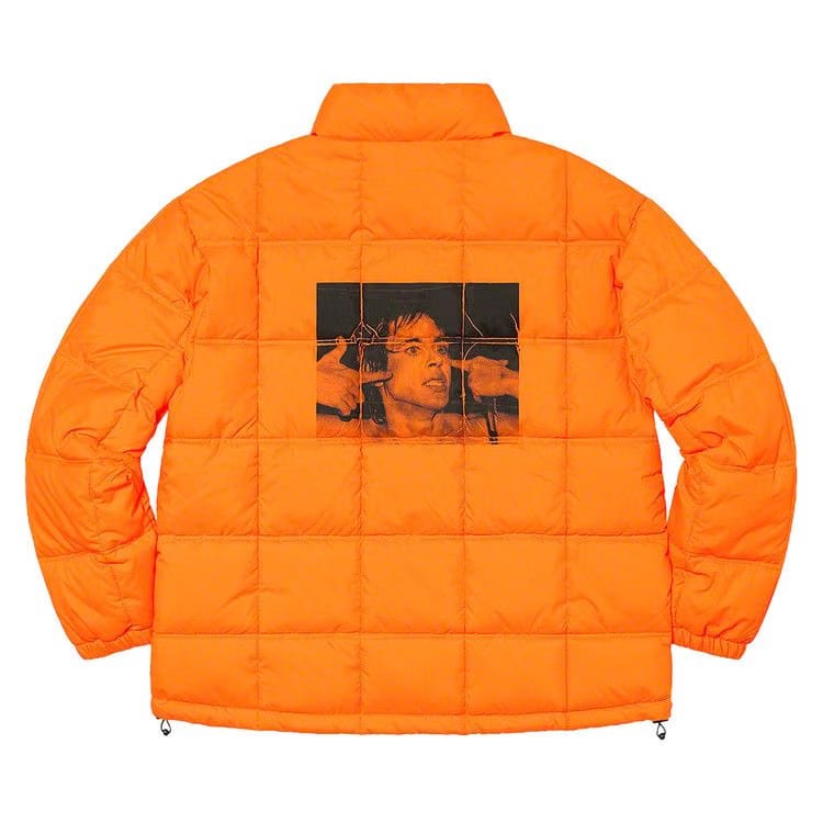 Supreme Iggy Pop Puffy Jacket Orange