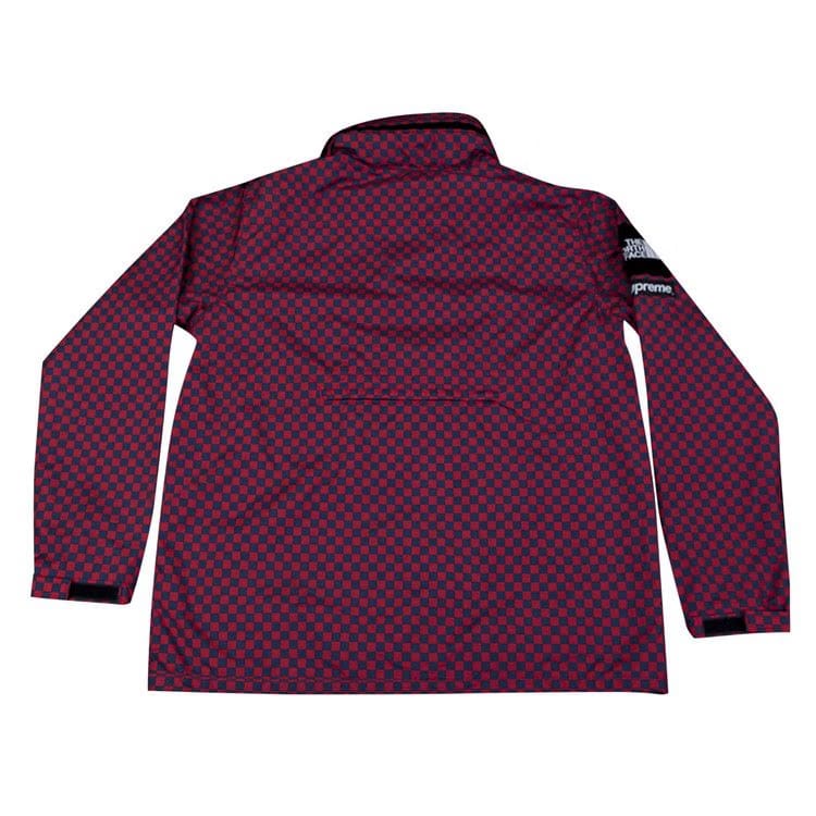 Supreme x The North Face Pullover Checkered Jacket Red/Navy