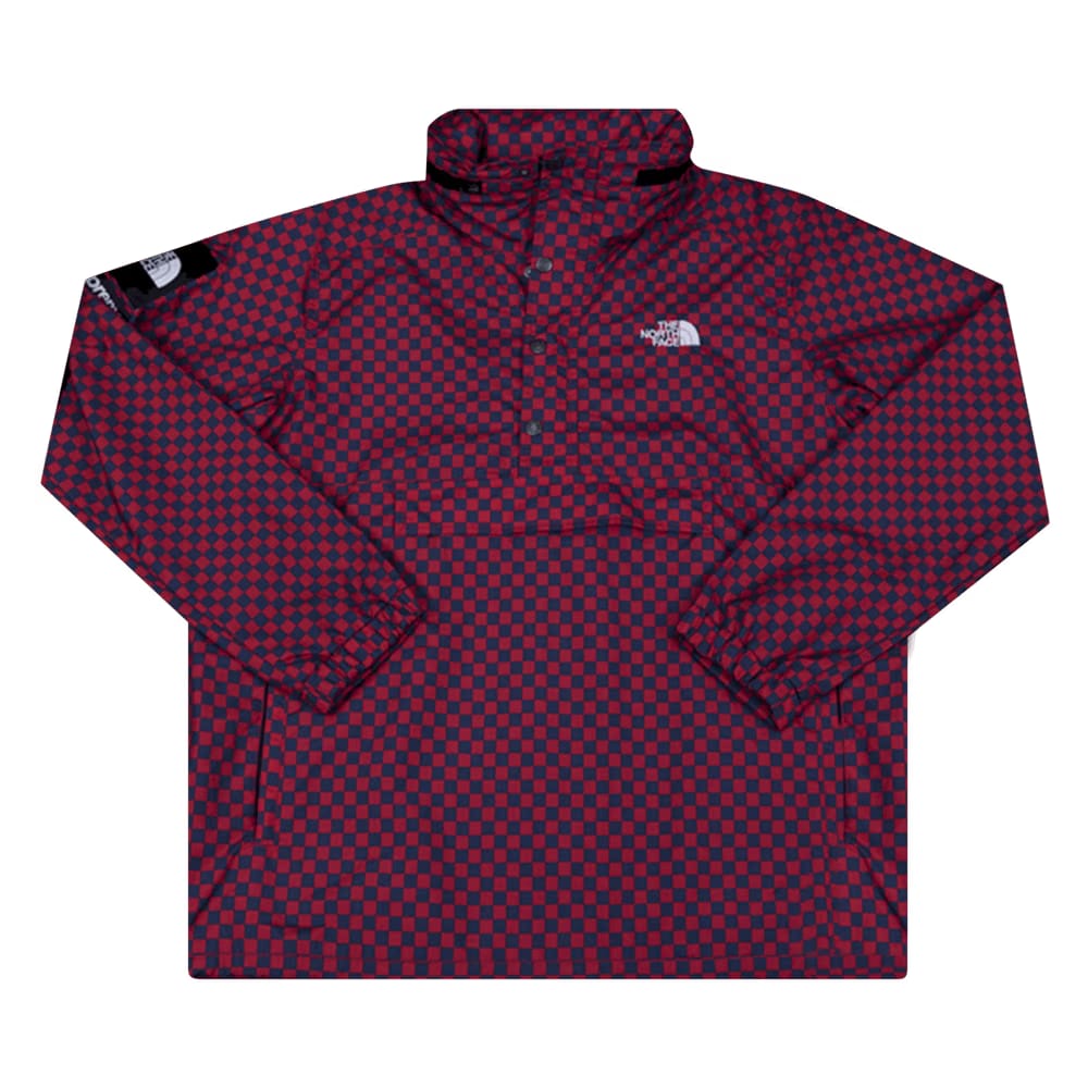 Supreme x The North Face Pullover Checkered Jacket Red/Navy