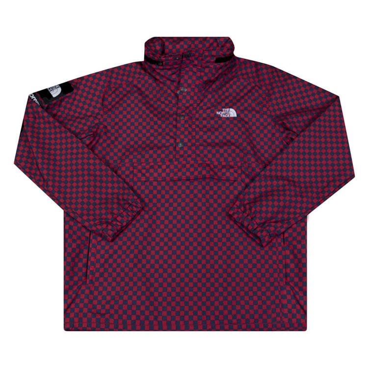 Supreme x The North Face Pullover Checkered Jacket Red/Navy