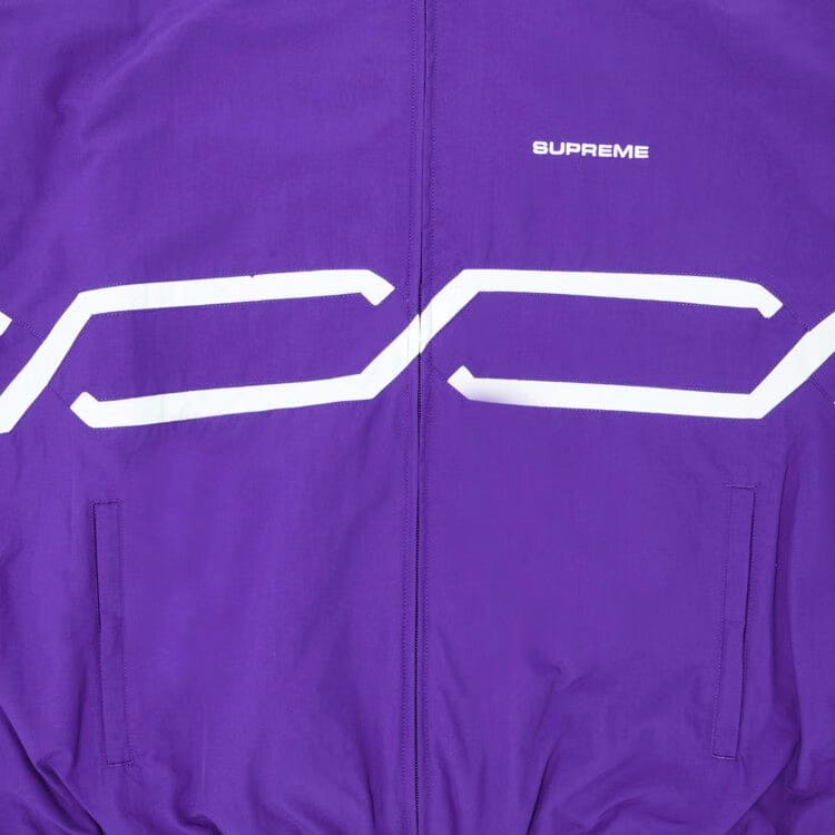 Supreme Inset Link Track Jacket Purple