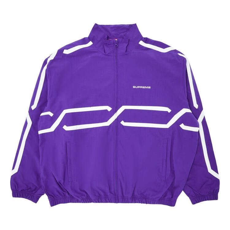 Supreme Inset Link Track Jacket Purple
