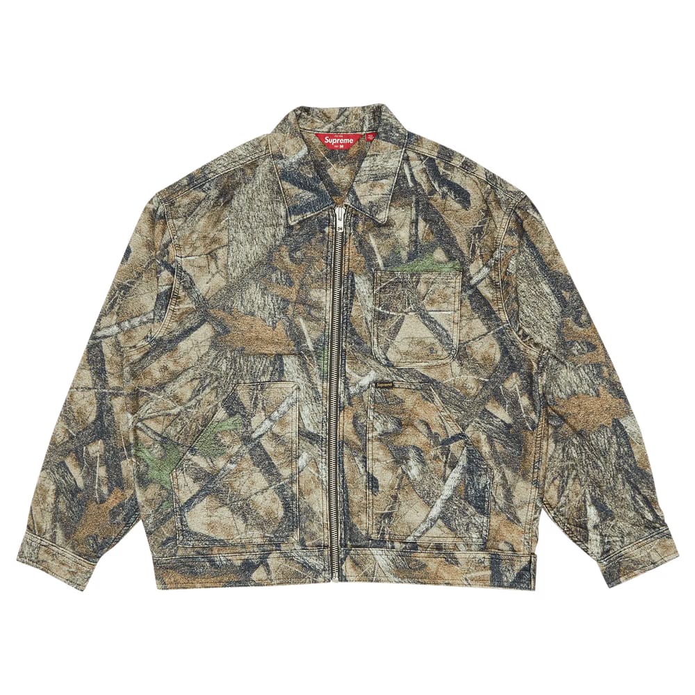 Supreme Moleskin Work Jacket Camo
