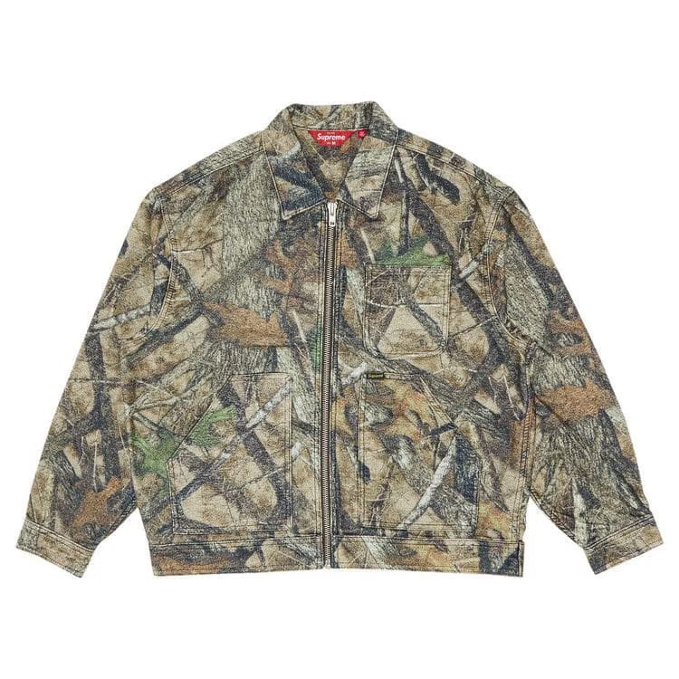 Supreme Moleskin Work Jacket Camo