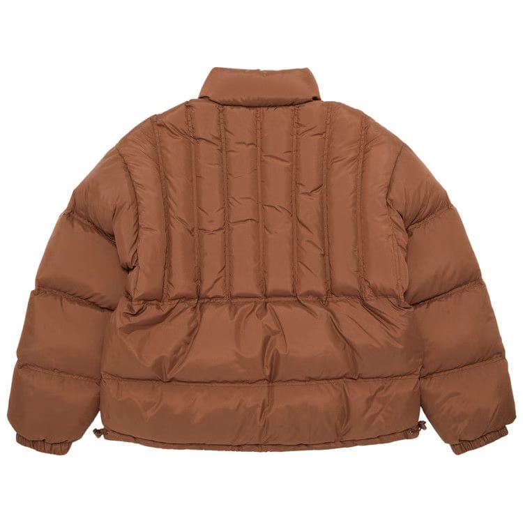 Supreme Flannel Reversible Puffer Jacket Brown
