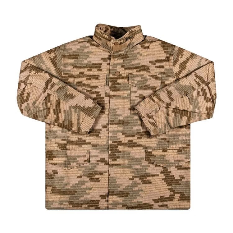 Supreme Logo Camo M-65 Jacket Tan