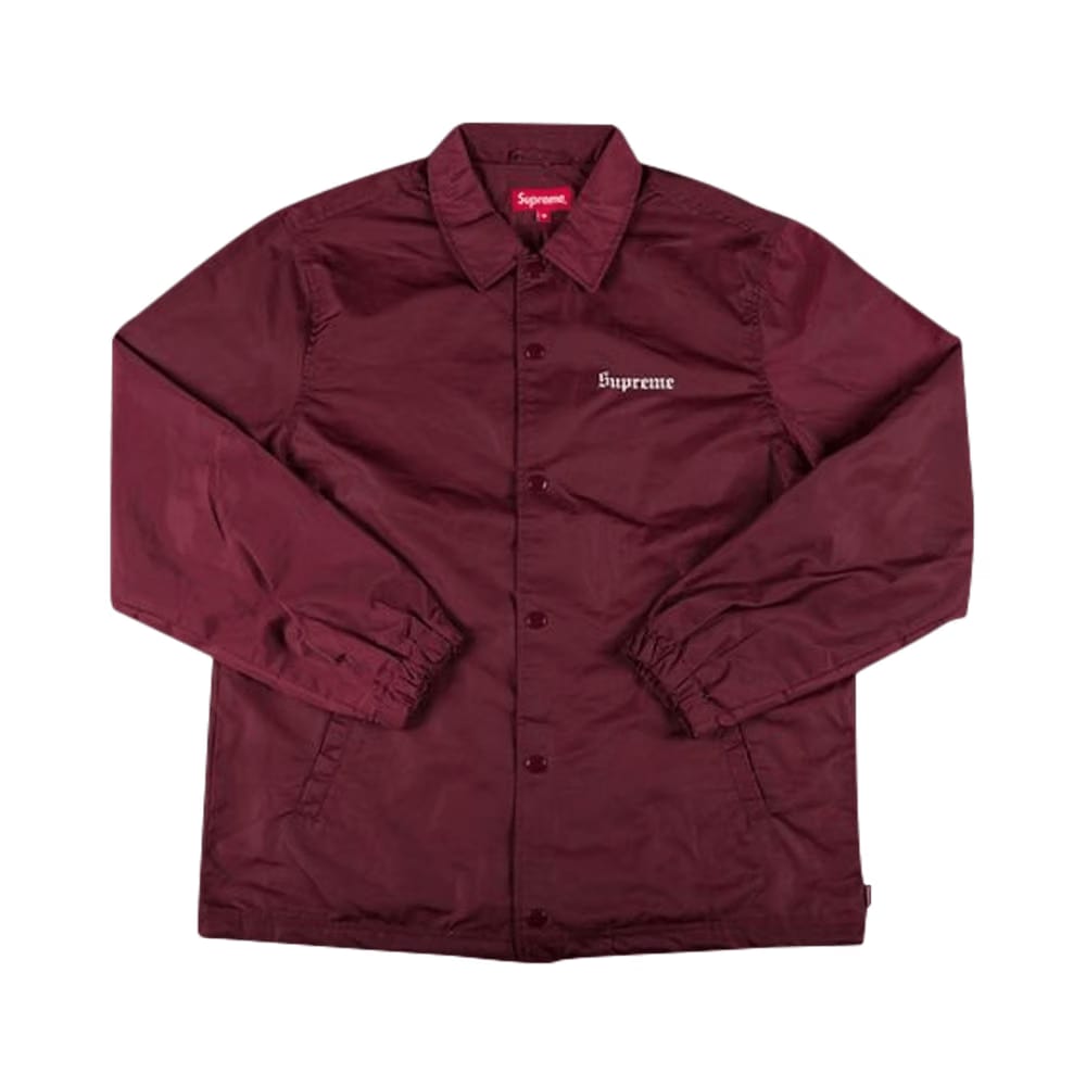 Supreme Nan Goldin - Misty & Jimmy Coaches Jacket Burgundy