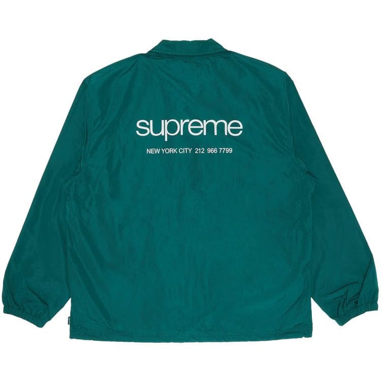 Supreme NYC Coaches Jacket Green