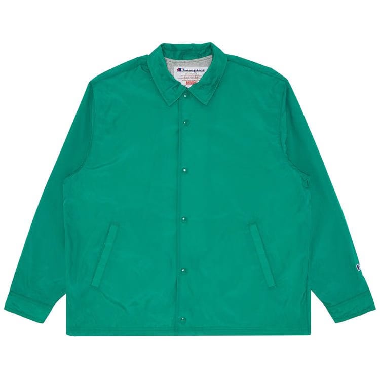 Supreme x Champion Coaches Jacket Green