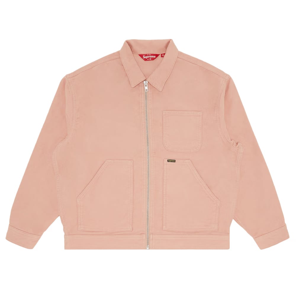 Supreme Moleskin Work Jacket Dusty Pink