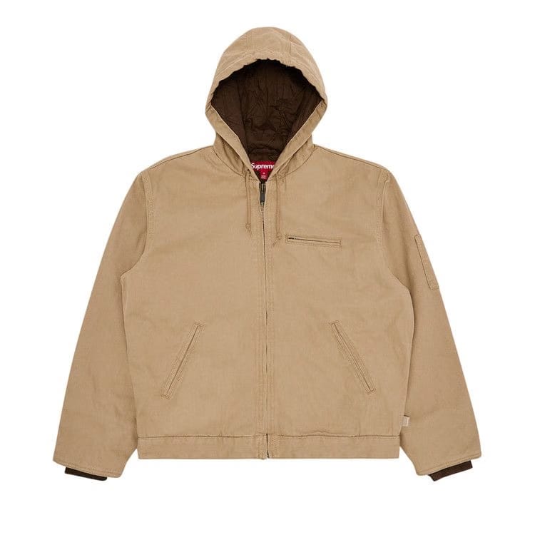 Supreme x Thrasher Hooded Work Jacket Tan