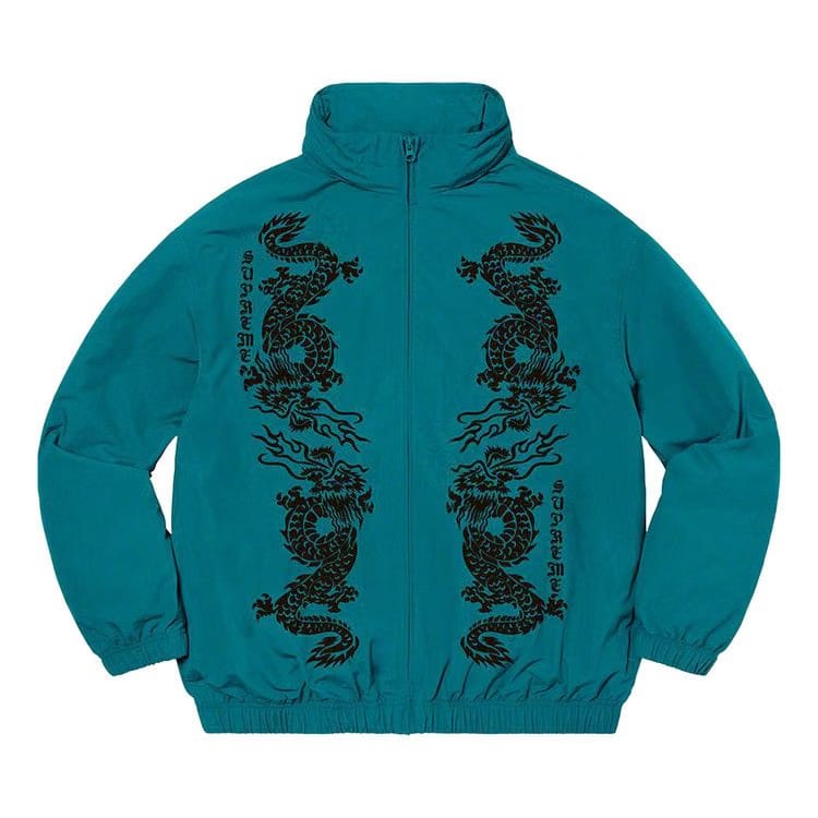 Supreme Dragon Track Jacket Teal