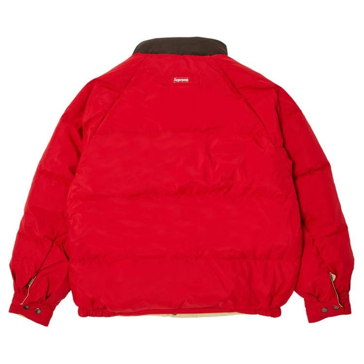 Supreme Reversible Down Puffer Jacket Tan