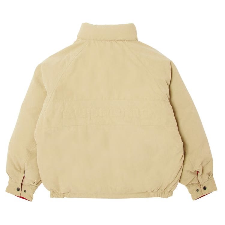 Supreme Reversible Down Puffer Jacket Tan