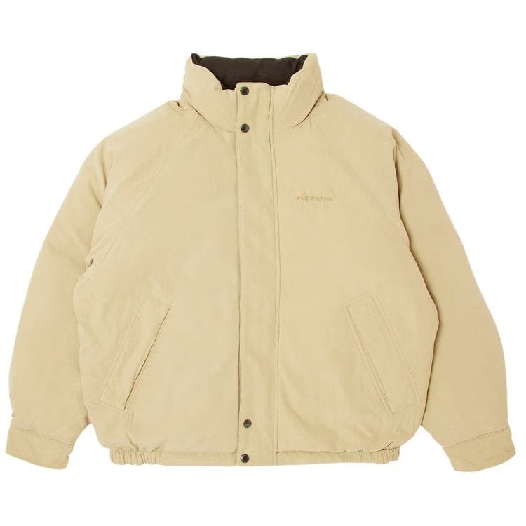 Supreme Reversible Down Puffer Jacket Tan