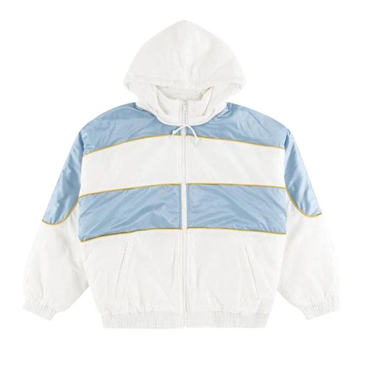Supreme Sports Piping Puffy Jacket White
