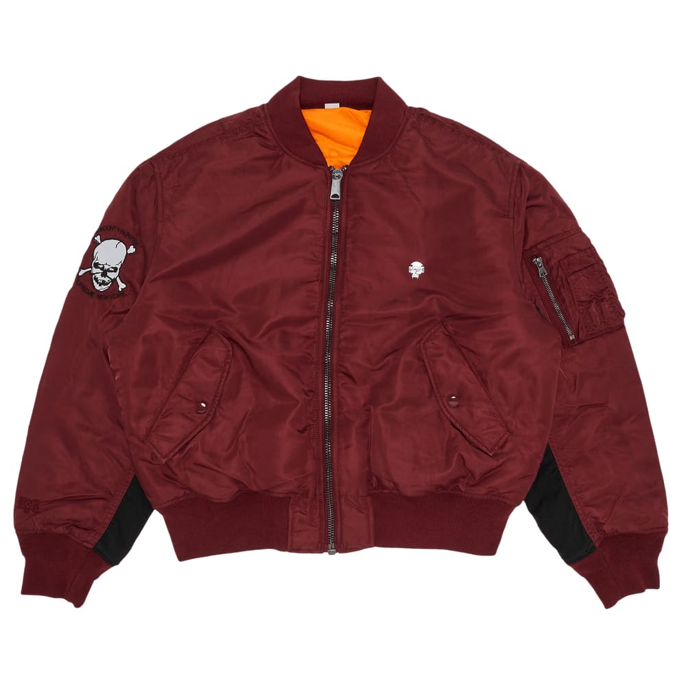 Supreme x Bounty Hunter MA-1 Burgundy