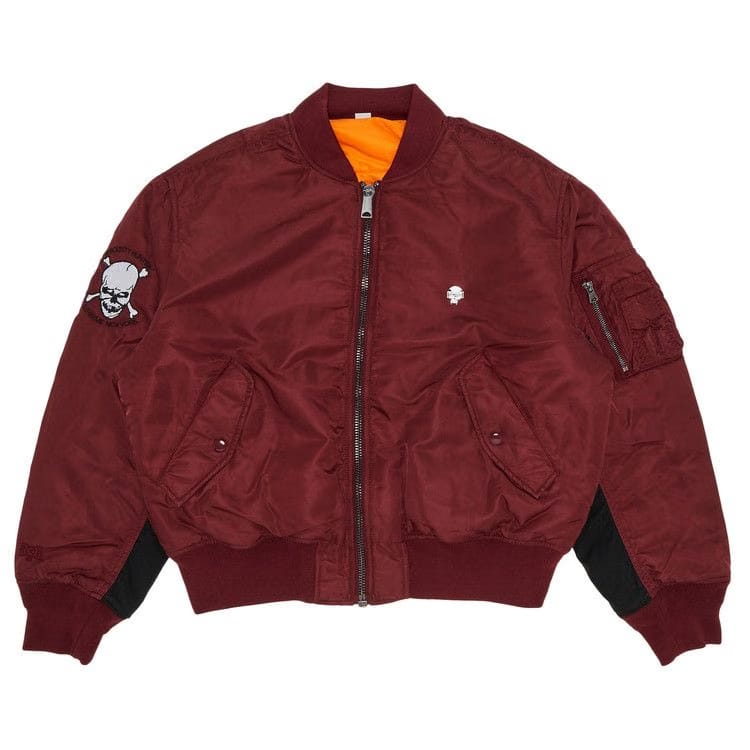Supreme x Bounty Hunter MA-1 Burgundy