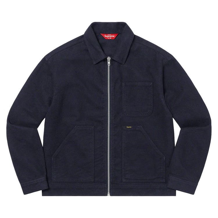 Supreme Moleskin Work Jacket Navy