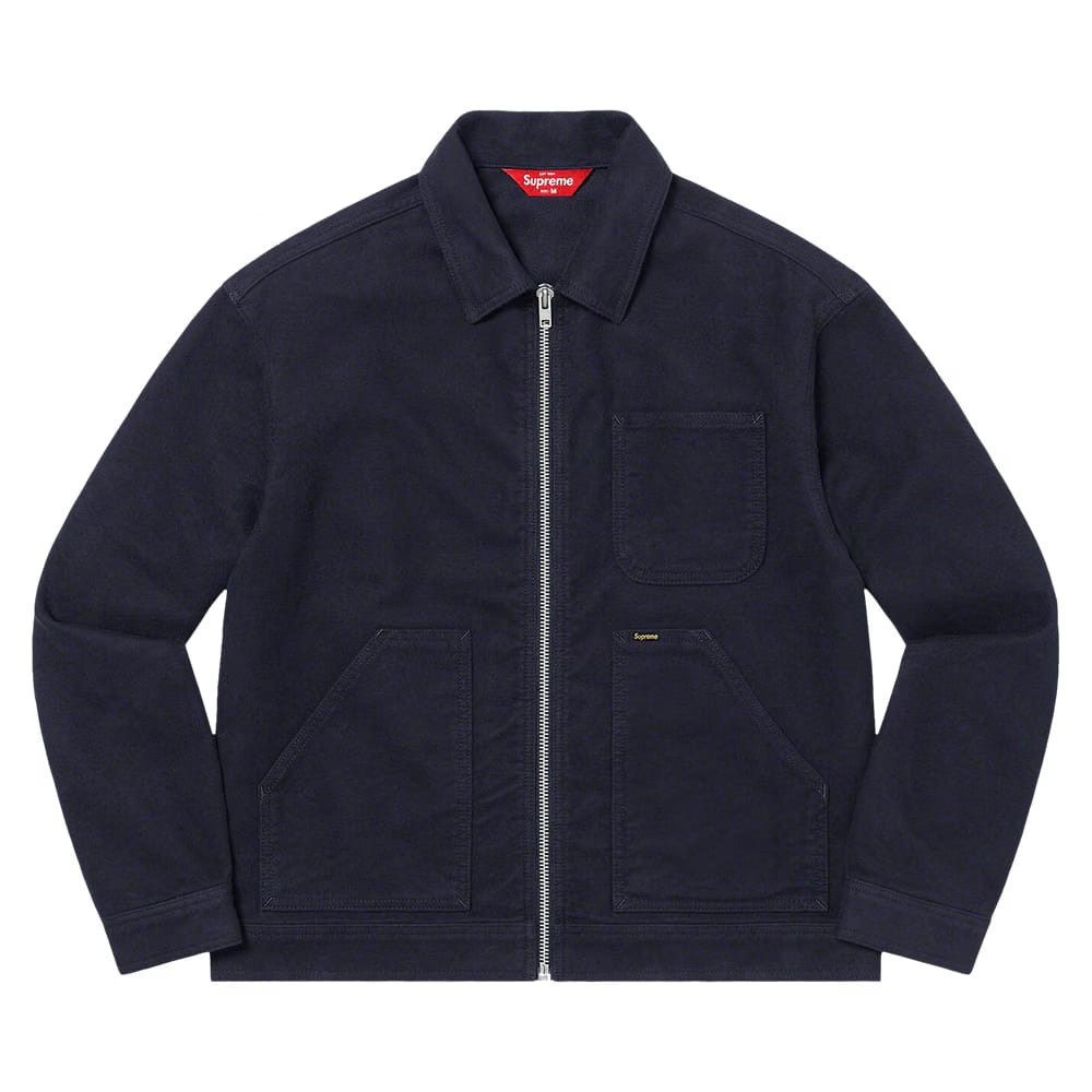 Supreme Moleskin Work Jacket Navy