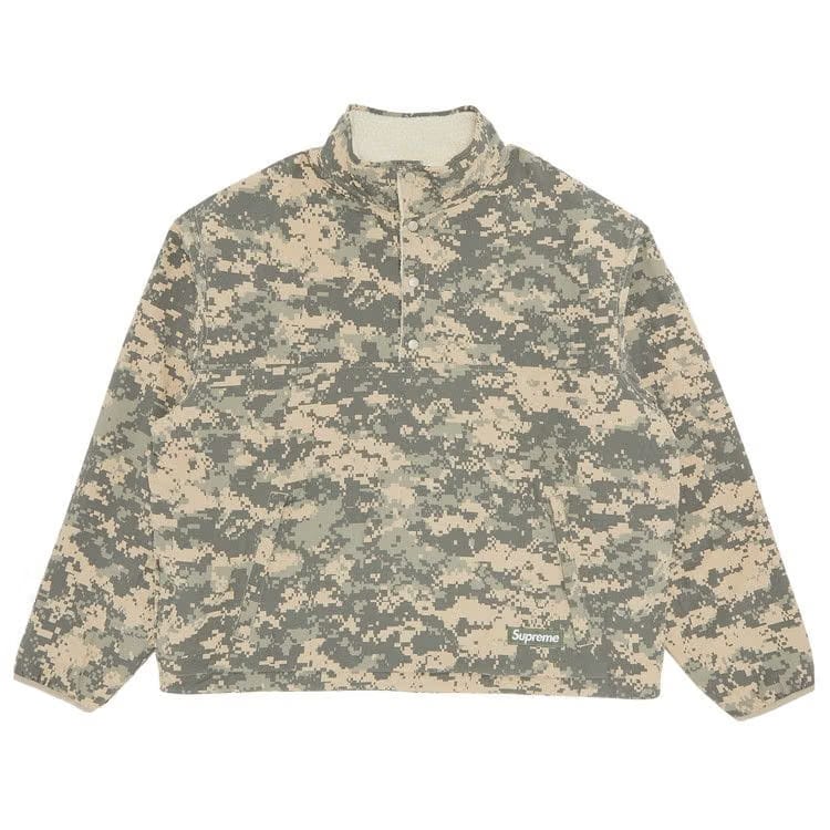 Supreme Polartec Shearling Reversible Pullover Natural