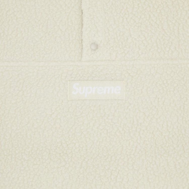 Supreme Polartec Shearling Reversible Pullover Natural
