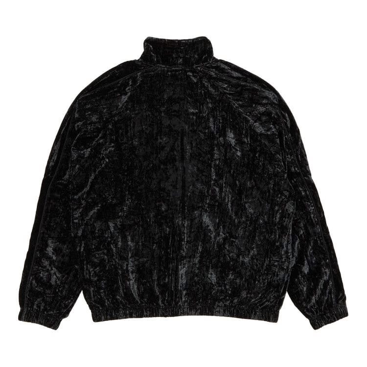 Supreme Crushed Velvet Track Jacket Black