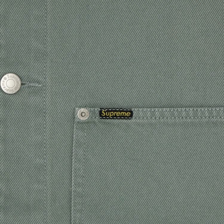 Supreme Denim Chore Trucker Jacket Mint