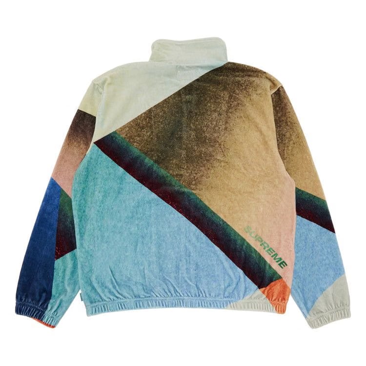 Supreme Geo Velour Track Jacket Multicolor