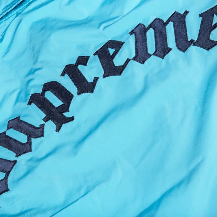 Supreme Old English Coaches Jacket Blue