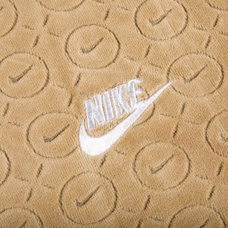 Supreme x Nike Velour Track Jacket Tan
