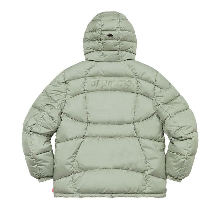 Supreme Warp Hooded Puffy Jacket Sage