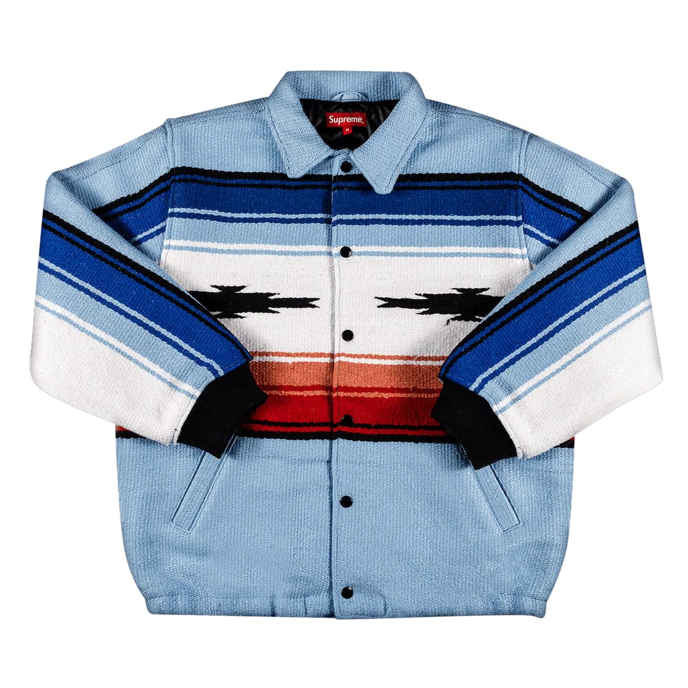 Supreme Tlaxcala Blanket Jacket Light Blue