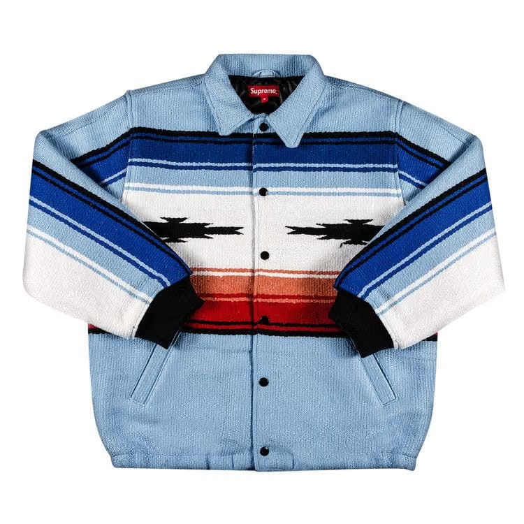 Supreme Tlaxcala Blanket Jacket Light Blue