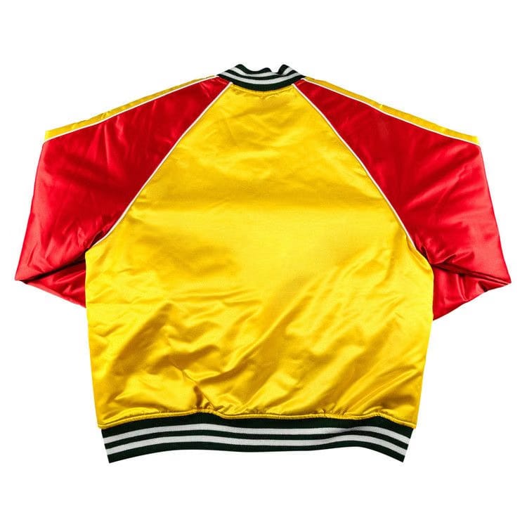 Supreme x Mitchell & Ness Sequin Logo Varsity Jacket Gold