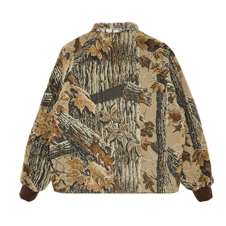 Supreme x RealTree Reversible Quilted Work Jacket Snow Camo