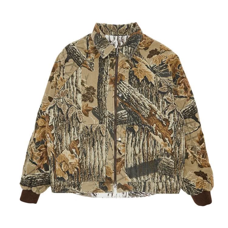 Supreme x RealTree Reversible Quilted Work Jacket Snow Camo