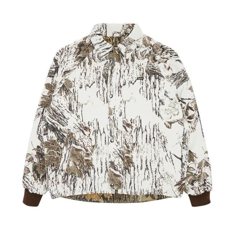 Supreme x RealTree Reversible Quilted Work Jacket Snow Camo
