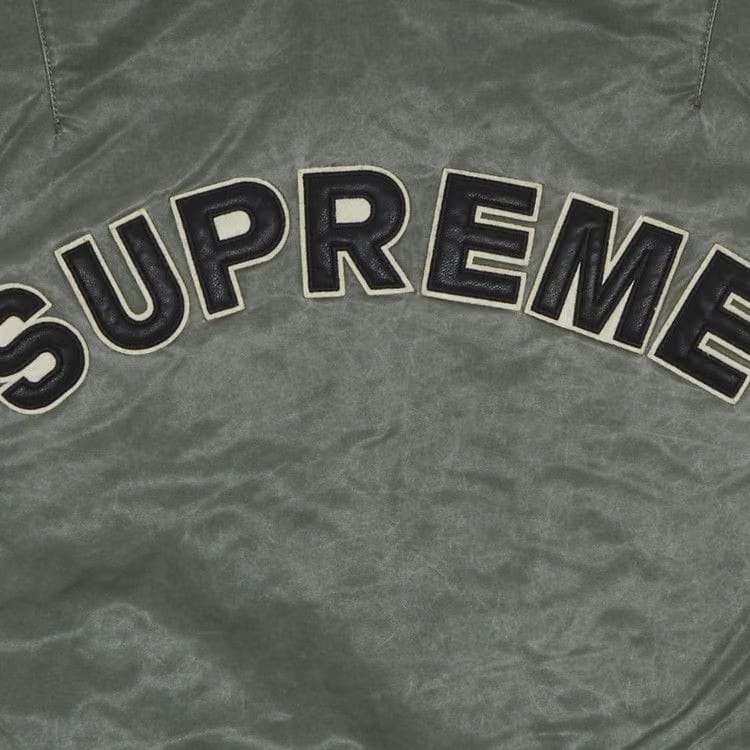 Supreme Denim Sleeve MA-1 Olive