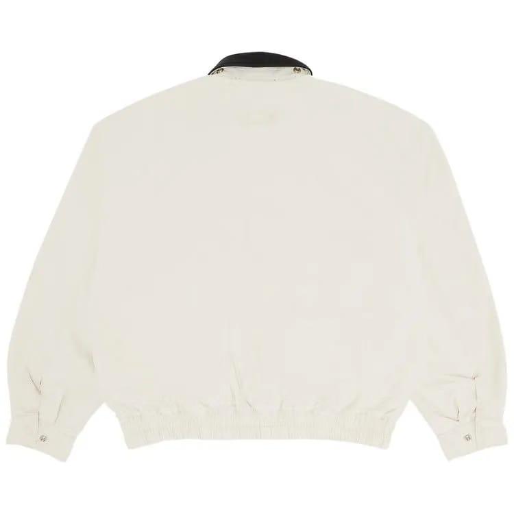 Supreme Leather Collar Utility Jacket Stone