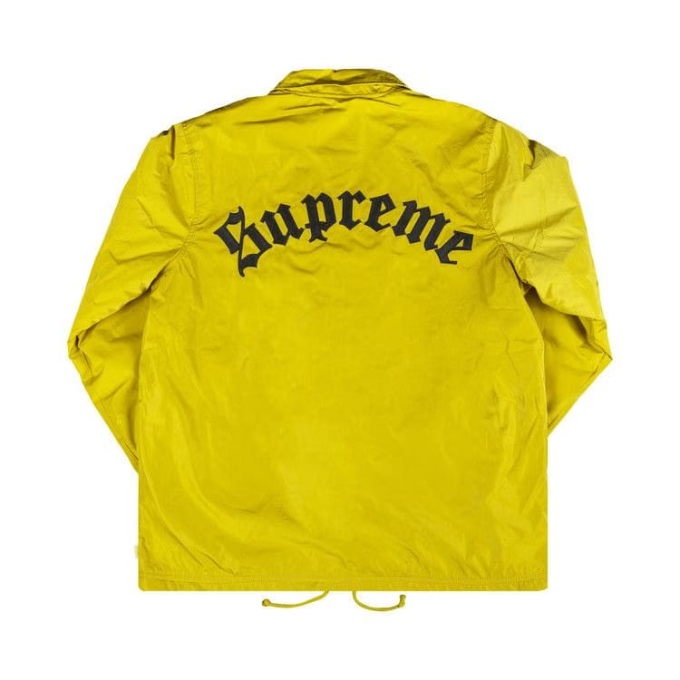 Supreme Old English Coaches Jacket Gold