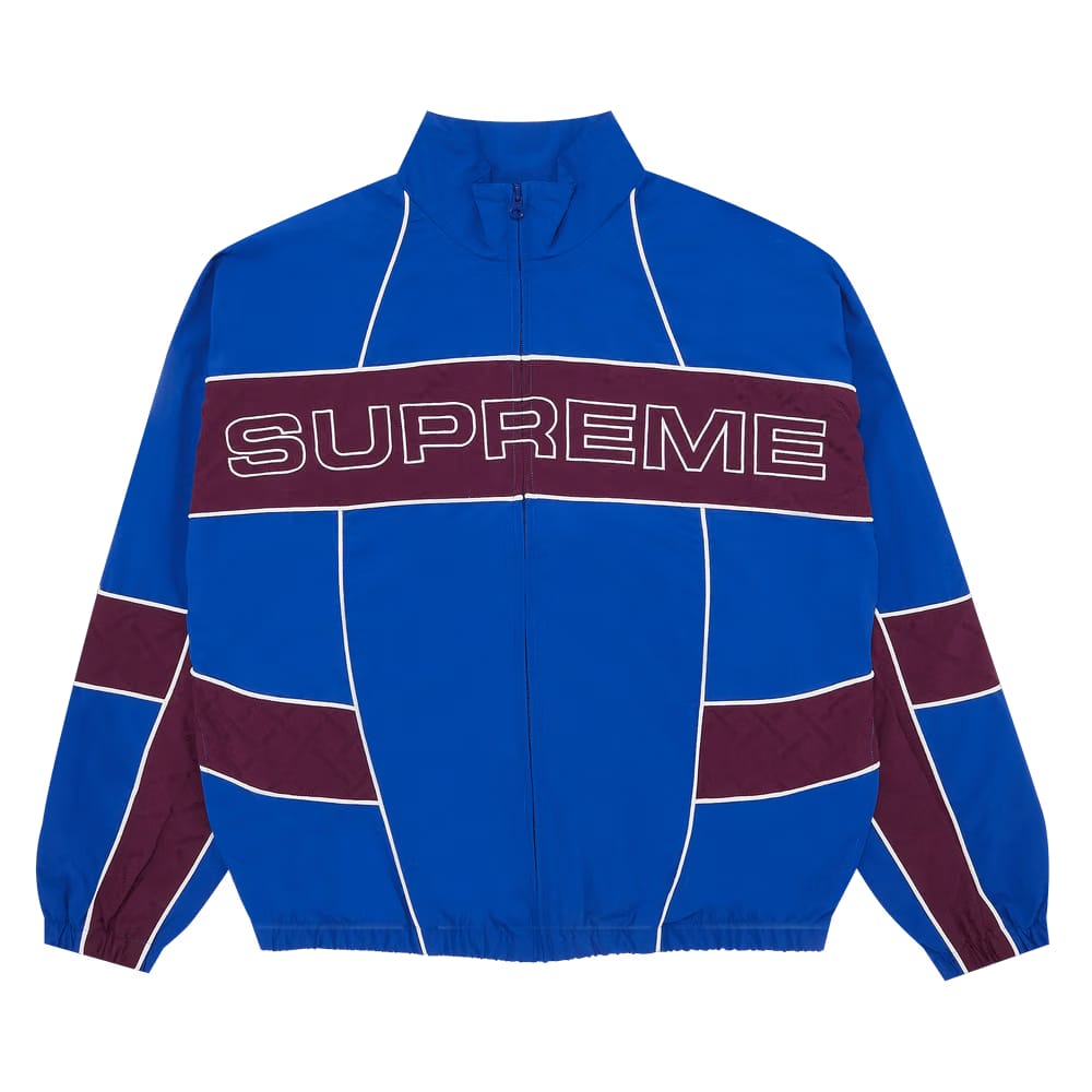 Supreme Jacquard Panel Track Jacket Royal