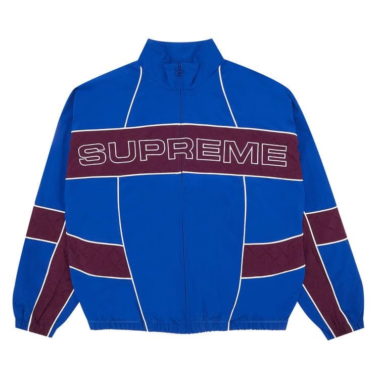 Supreme Jacquard Panel Track Jacket Royal