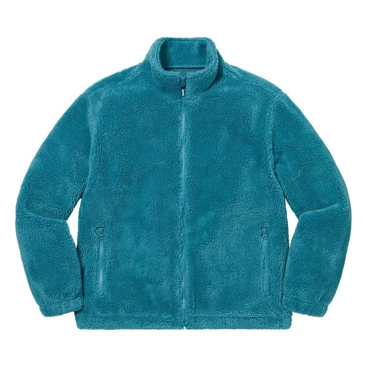 Supreme Star Fleece Jacket Teal