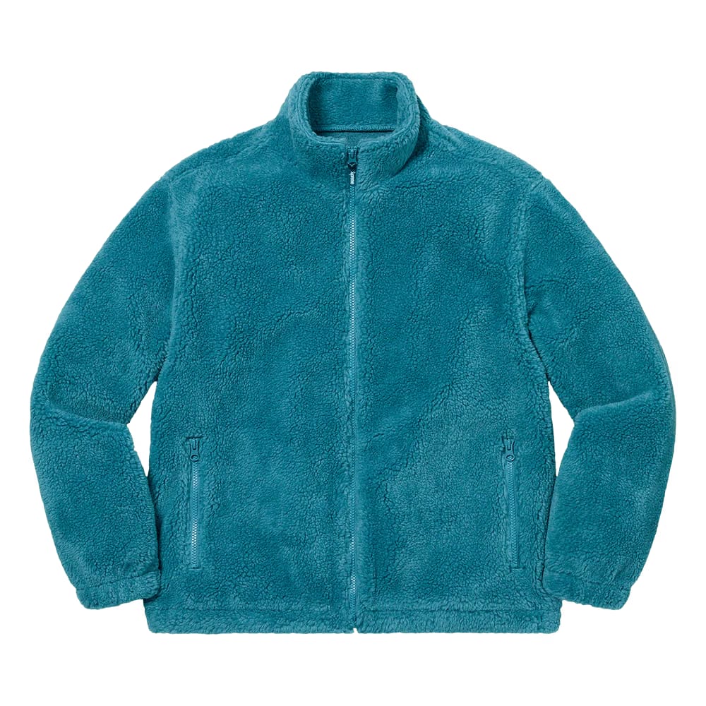 Supreme Star Fleece Jacket Teal