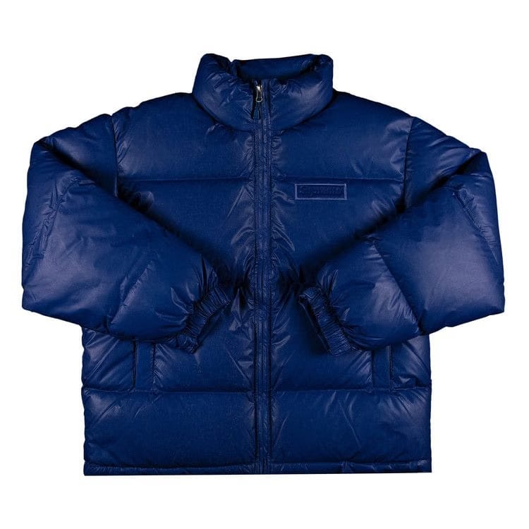 Supreme Reflective Speckled Down Jacket Royal