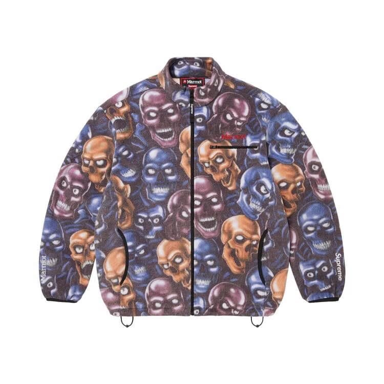Supreme x Marmot Fleece Jacket Skull Pile