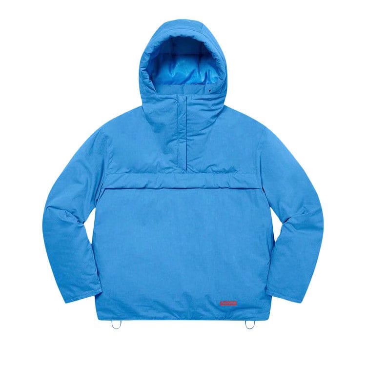 Supreme Hooded Down Pullover Bright Blue